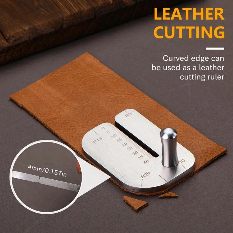 Leatherwork Repairs - Lederarbeits-Nähhilfeplatte mit Ziehstift für präzise handgefertigte