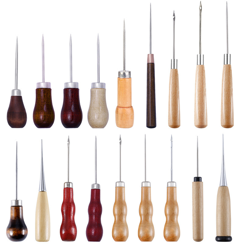 Leatherwork Repairs - Leder Ahle Holzgriff Ahle Nähen Ahle