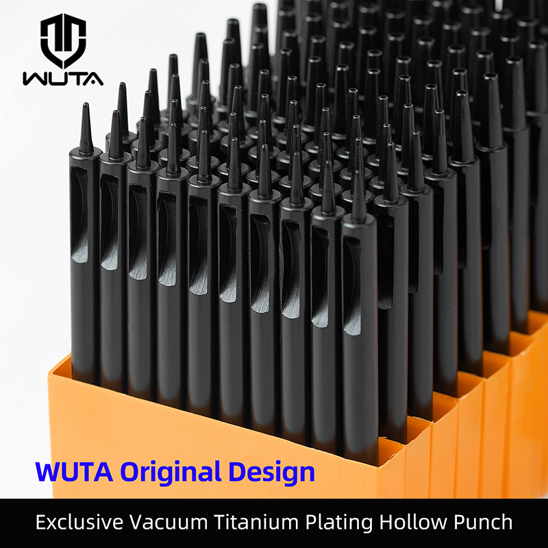 Leatherwork Hole Punch - WUTA 1–10 Stück Plating Titan Leder