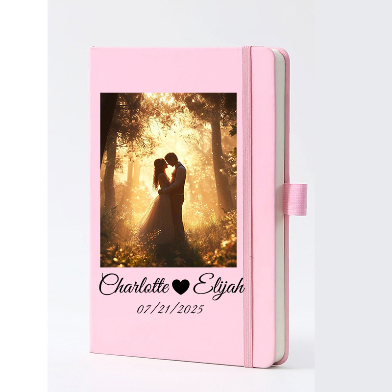 Leatherwork Journal - A5 Datiertes Notizbuch aus Kunstleder mit