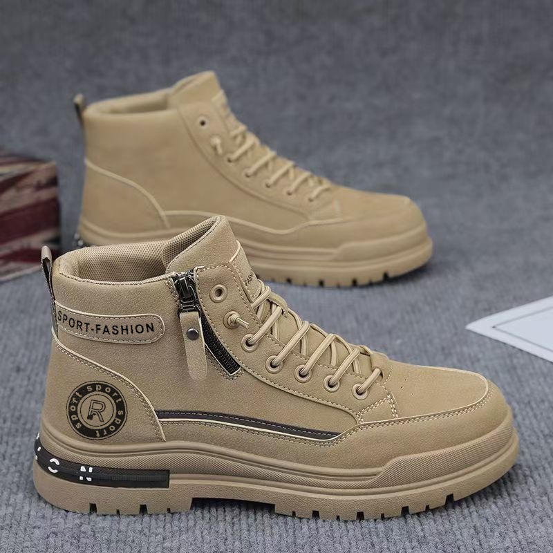 Leatherwork Boots - Männer Retro High Top Arbeit Stiefel