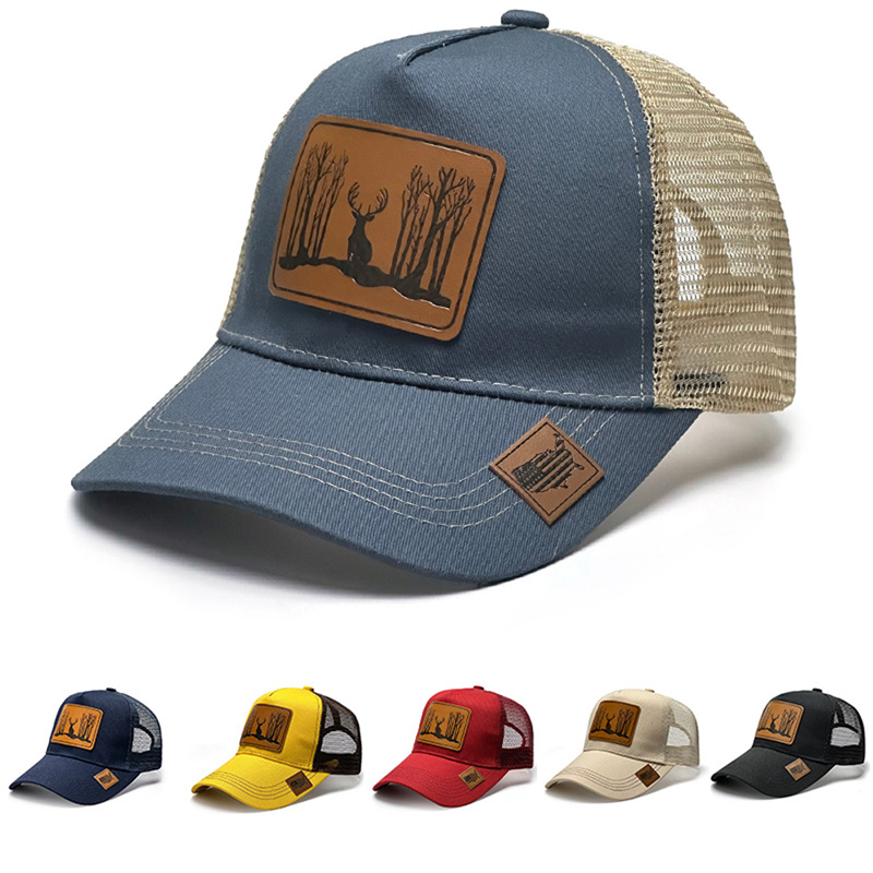 Leather Work Hat - Mode Leder Luxus Baseball Caps Weiblich