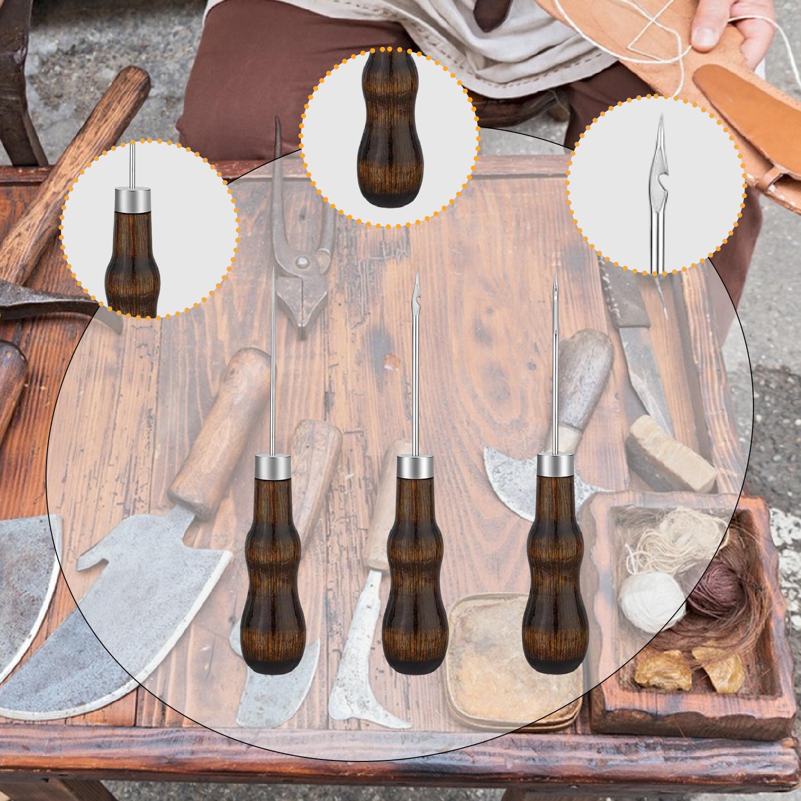 Leatherwork Repairs - Handnähset mit Präzisionsnähwerkzeugen für Haushalt, Handgefertigtes