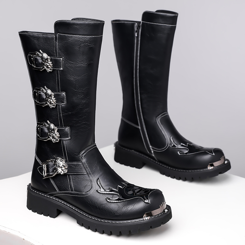 Herbst Neue Designer Lederstie – Leatherwork Boots Bewertung und Preis