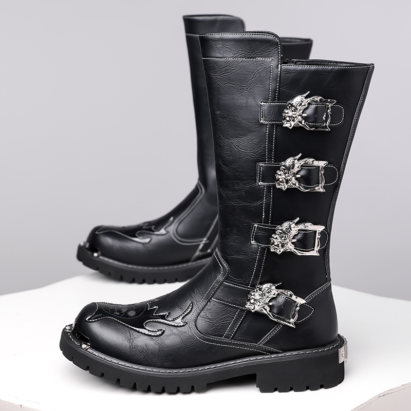 Herbst Neue Designer Lederstie – Leatherwork Boots Bewertung und Preis