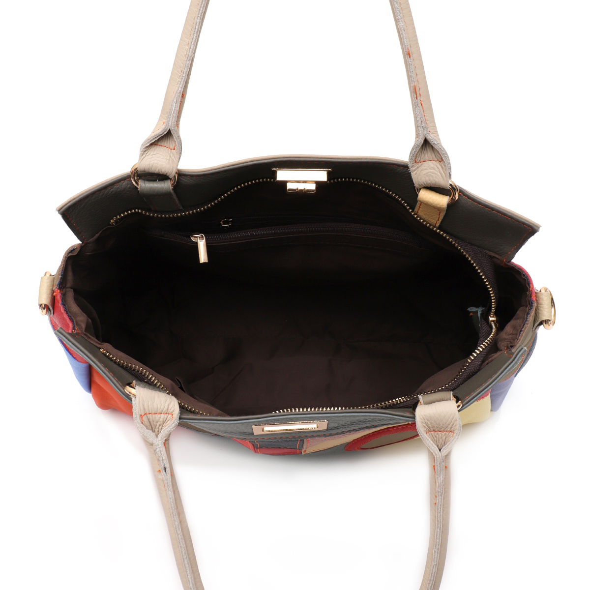 SC Chic Bunte Echt Leder Geome – Leather Work Handbags Bewertung und Preis