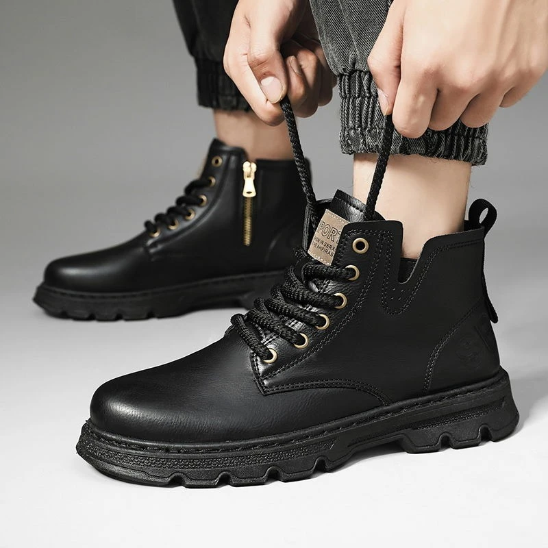 ​ Herren 2022 Winter Neuankömm – Leatherwork Boots Bewertung und Preis