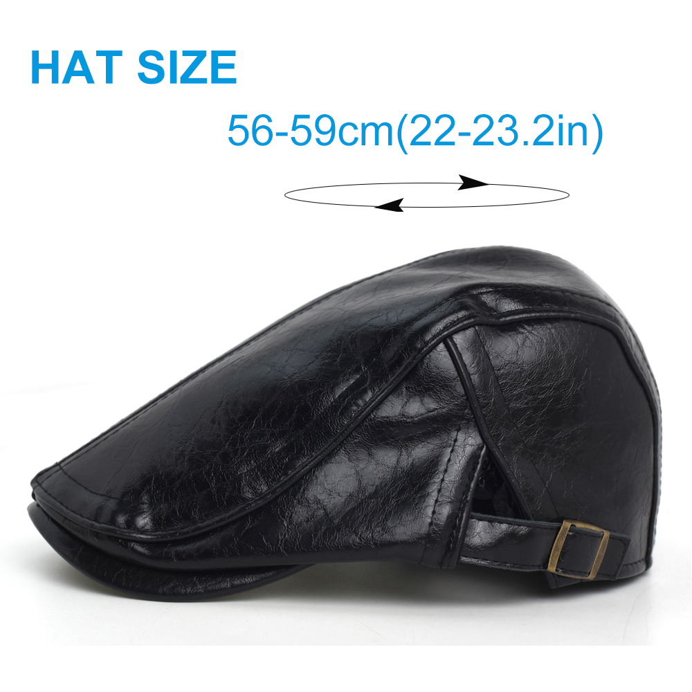 PU Newsboy-Mütze für Herren un – Leather Work Hat Bewertung und Preis