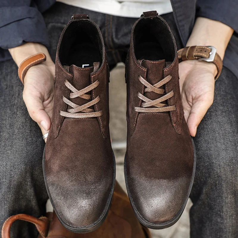 Neue Kuh Wildleder Stiefelette – Leatherwork Boots Bewertung und Preis