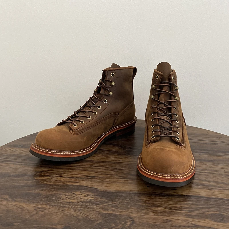 Vintage Britische Männer Stief – Leatherwork Boots Bewertung und Preis