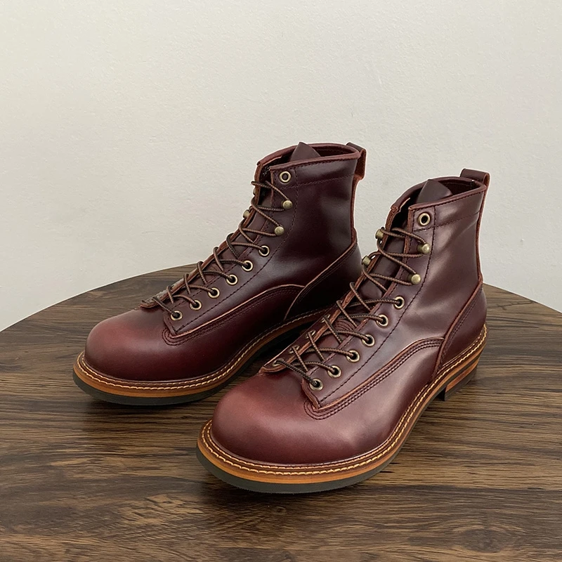 Vintage Britische Männer Stief – Leatherwork Boots Bewertung und Preis
