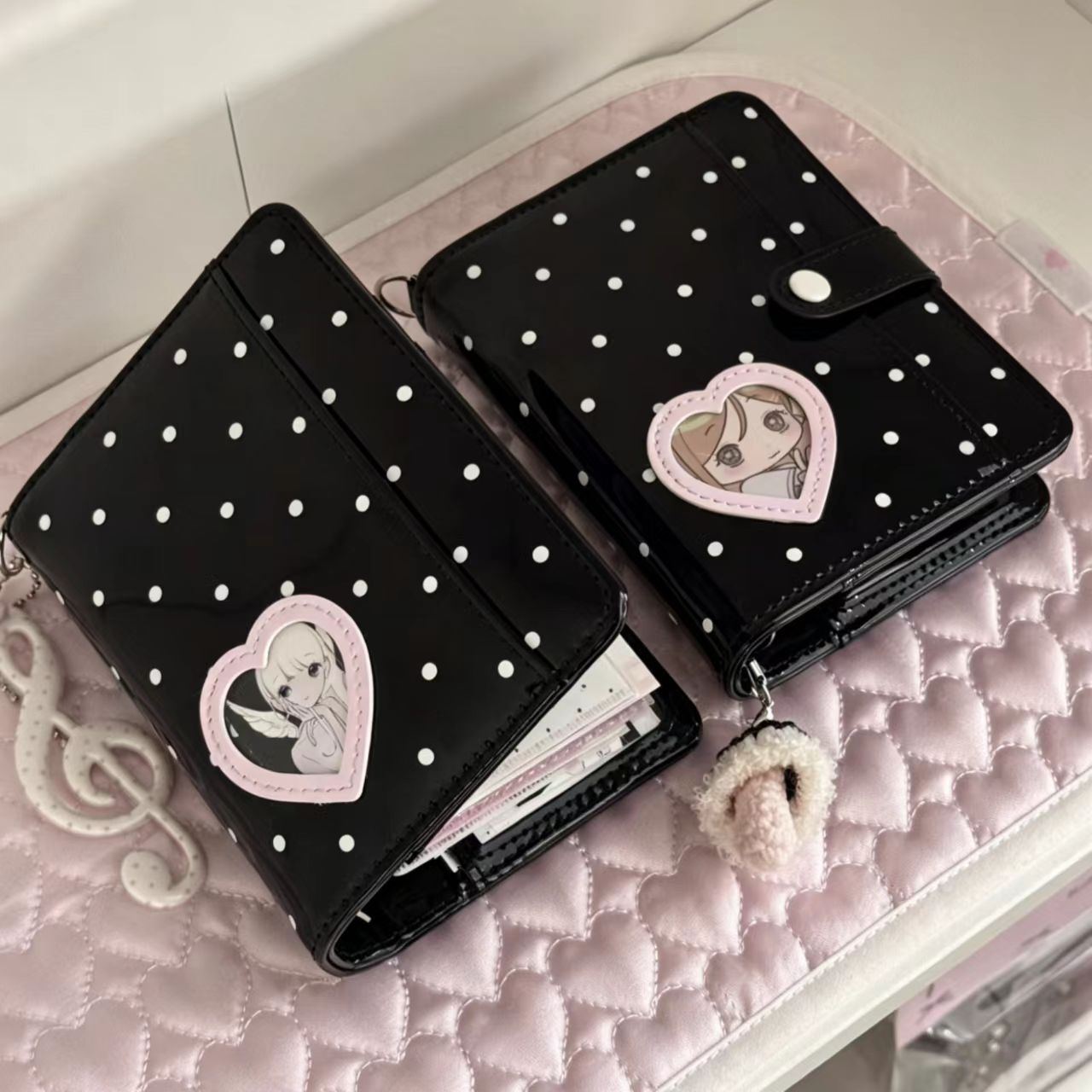 Koreanischer Stil Polka Dot He – Leather Work Notebook Bewertung und Preis