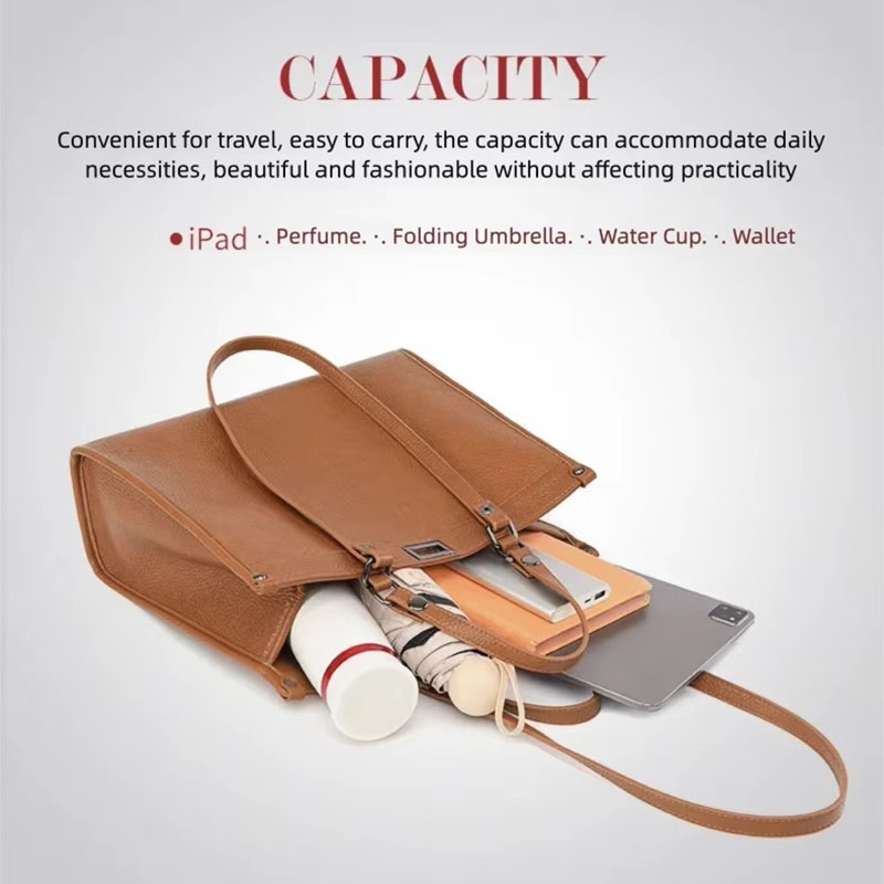 Damen Große Kapazität Tragetas – Leather Work Handbags Bewertung und Preis