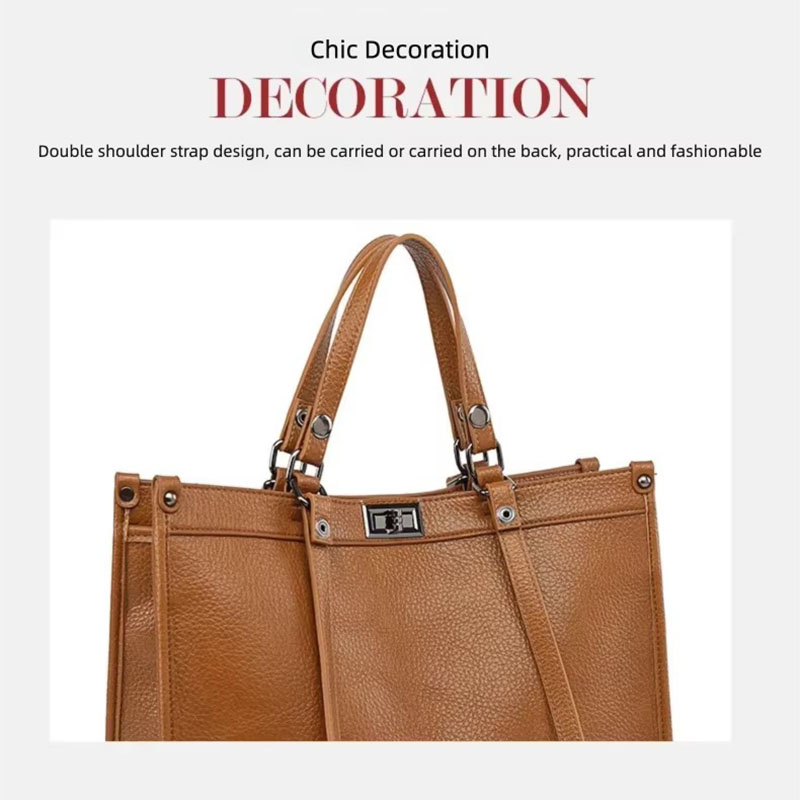 Damen Große Kapazität Tragetas – Leather Work Handbags Bewertung und Preis