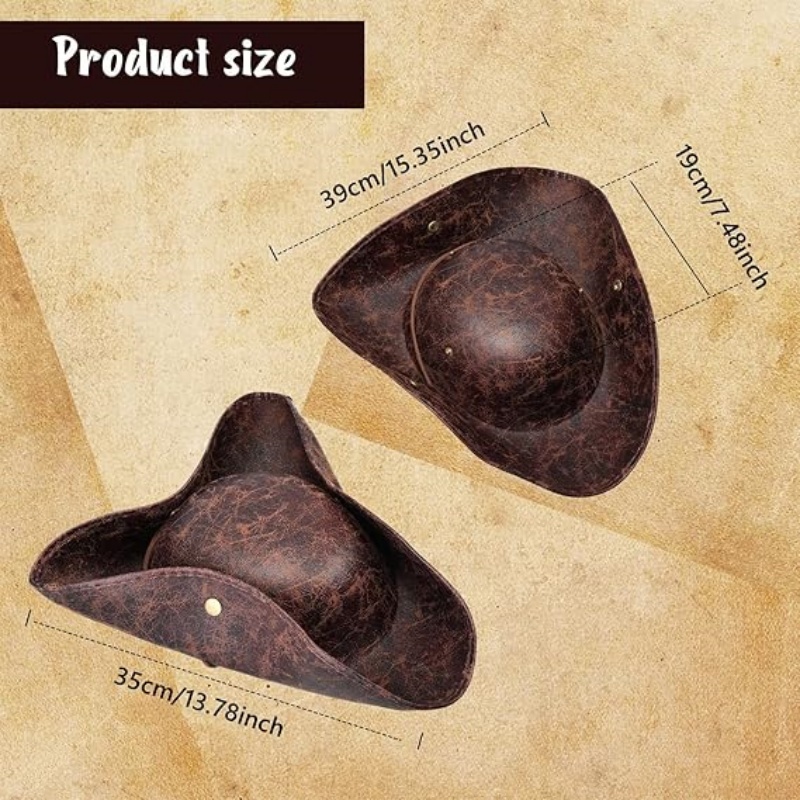 Kunstleder Piratenhut Vintage  – Leather Work Hat Bewertung und Preis