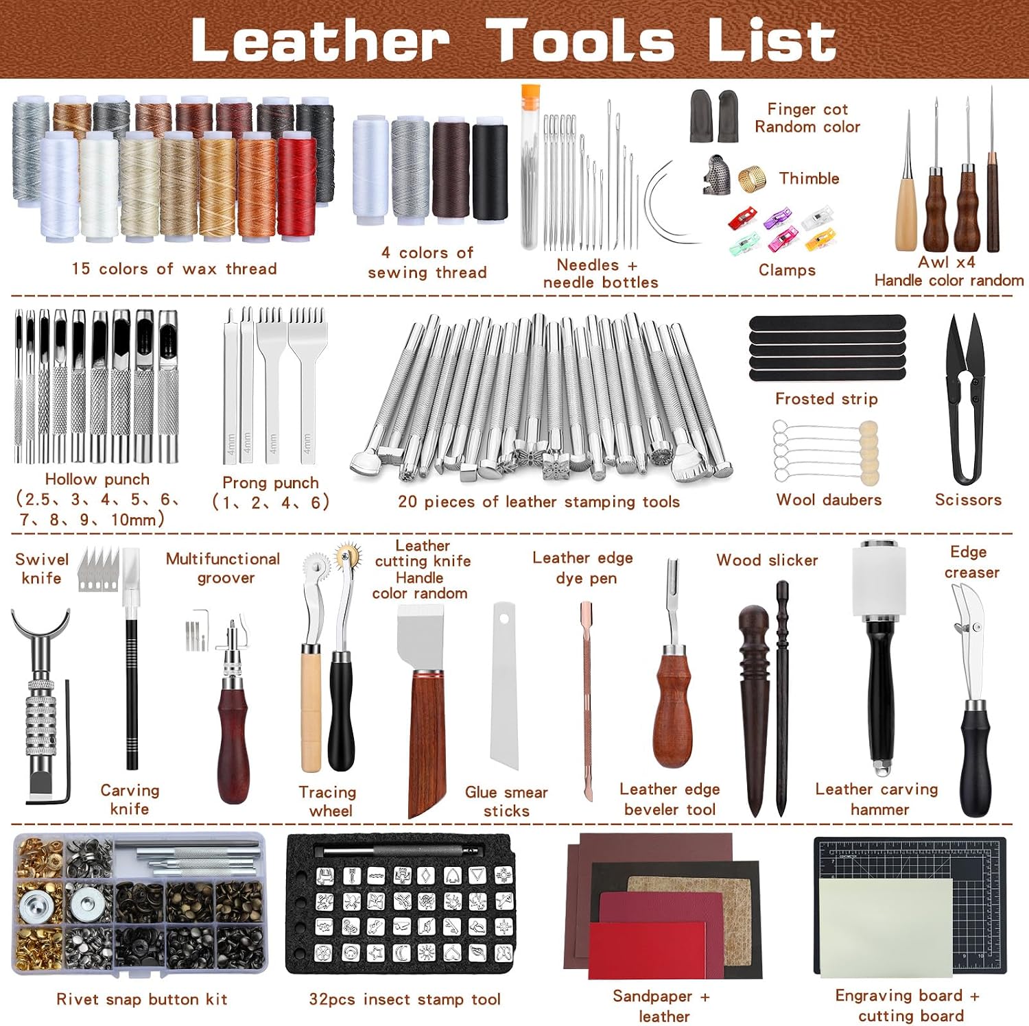 Lederbearbeitungs-Set mit Werk – Leather Working Bewertung und Preis