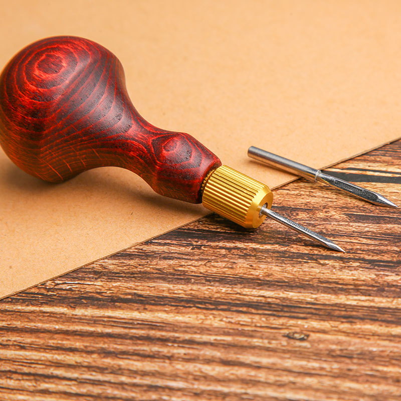 1Set DIY Leder Punch Ahle Holz – Leatherwork Hole Punch Bewertung und Preis