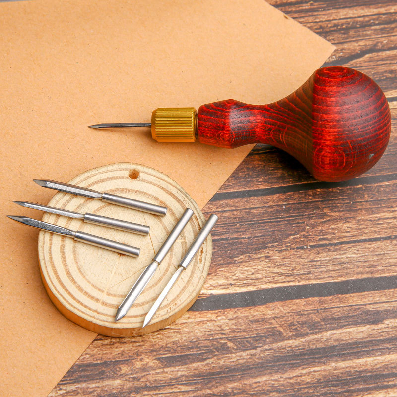 1Set DIY Leder Punch Ahle Holz – Leatherwork Hole Punch Bewertung und Preis