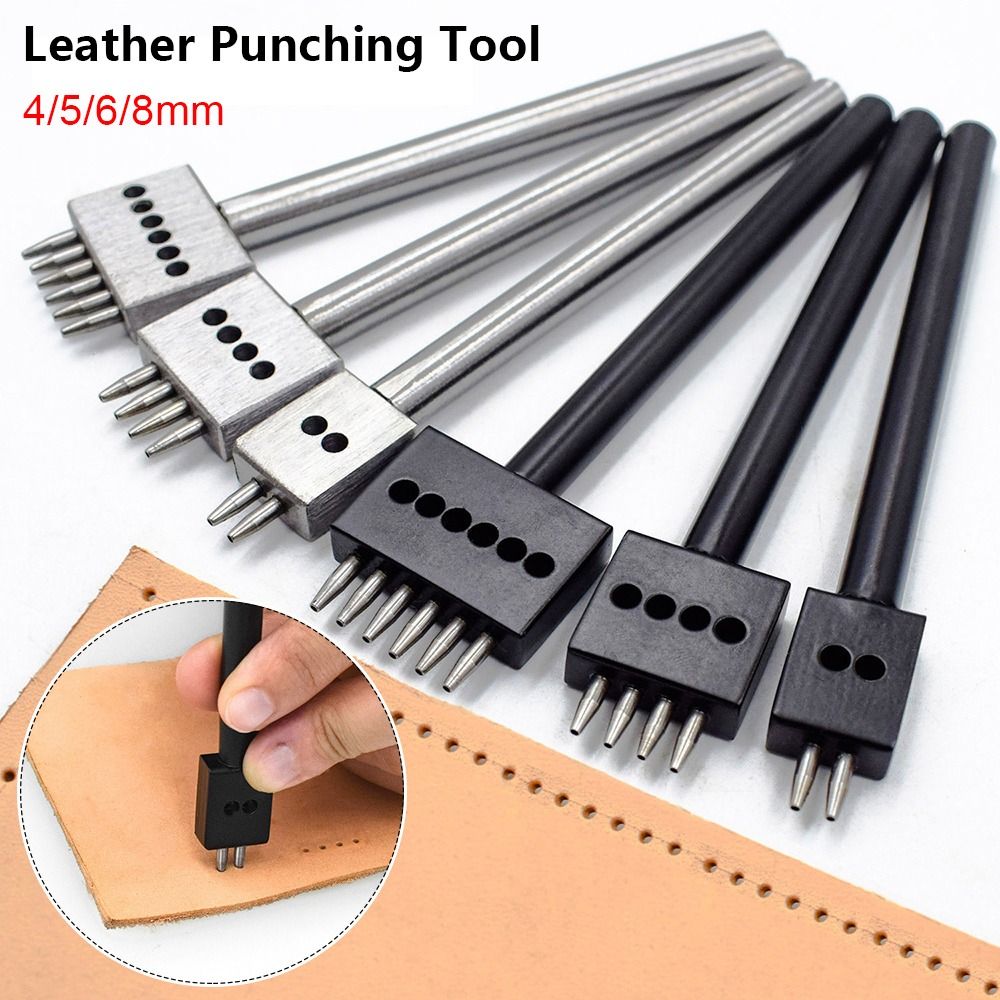 1 Stück 2/4/6-Zahn Leder-Stanz – Leatherwork Hole Punch Bewertung und Preis