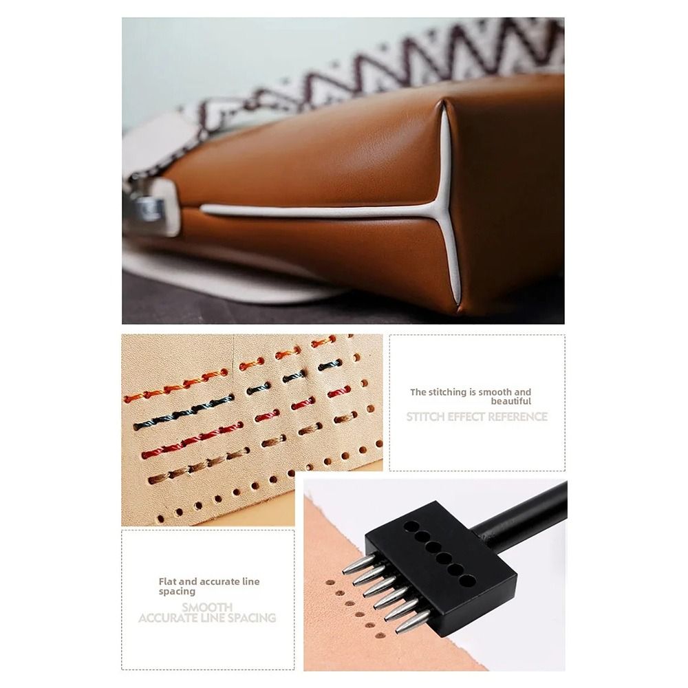 1 Stück 2/4/6-Zahn Leder-Stanz – Leatherwork Hole Punch Bewertung und Preis