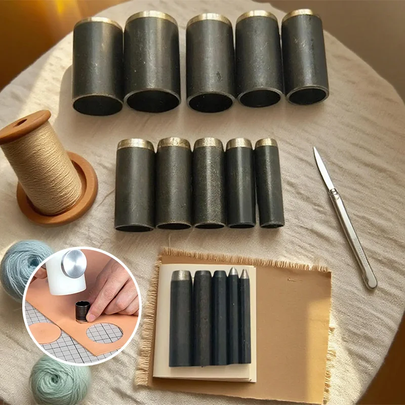 Runder Lederlocher in 15 Größe – Leatherwork Hole Punch Bewertung und Preis