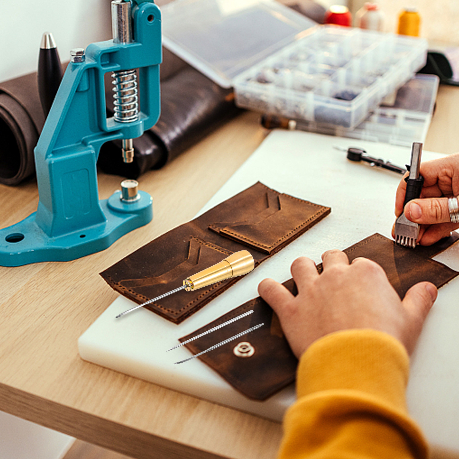1 Set Hochleistungs-Nähwerkzeu – Leatherwork Repairs Bewertung und Preis
