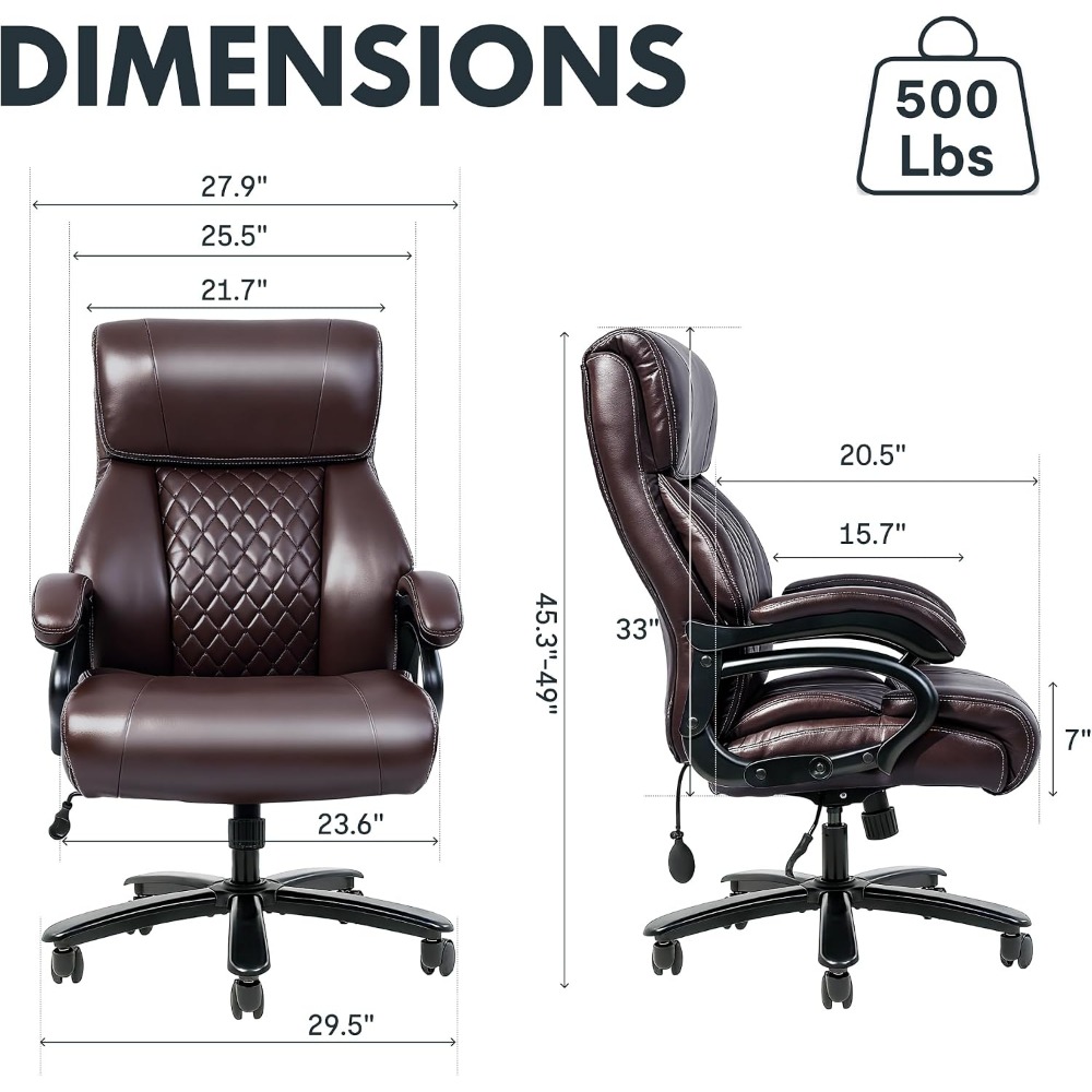 Hochleistungsfähiger Bürostuhl – Leather Working Bewertung und Preis