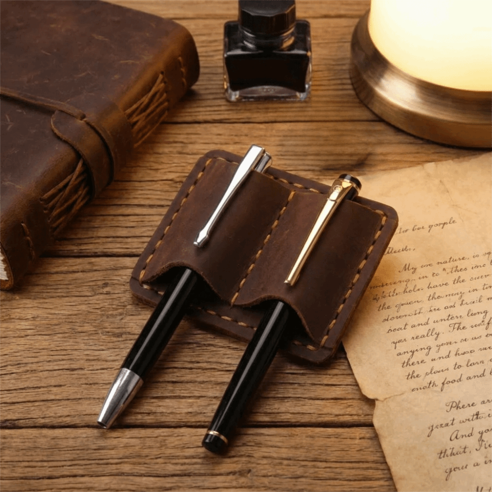 Doppelter Vintage-Leder-Stifth – Leather Work Notebook Bewertung und Preis