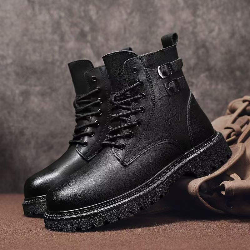 Männer Herbst Winter Große Grö – Leatherwork Boots Bewertung und Preis