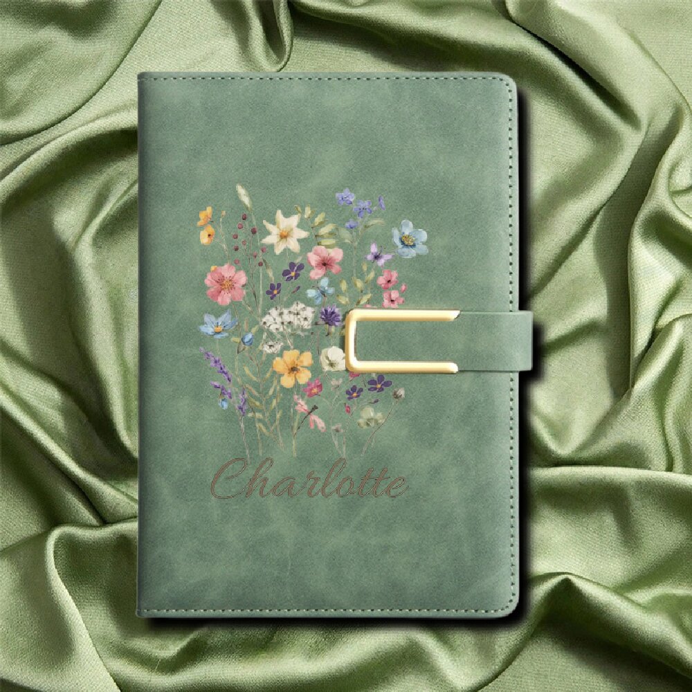 A5 Blumen-Monogramm Personalis – Leatherwork Journal Bewertung und Preis