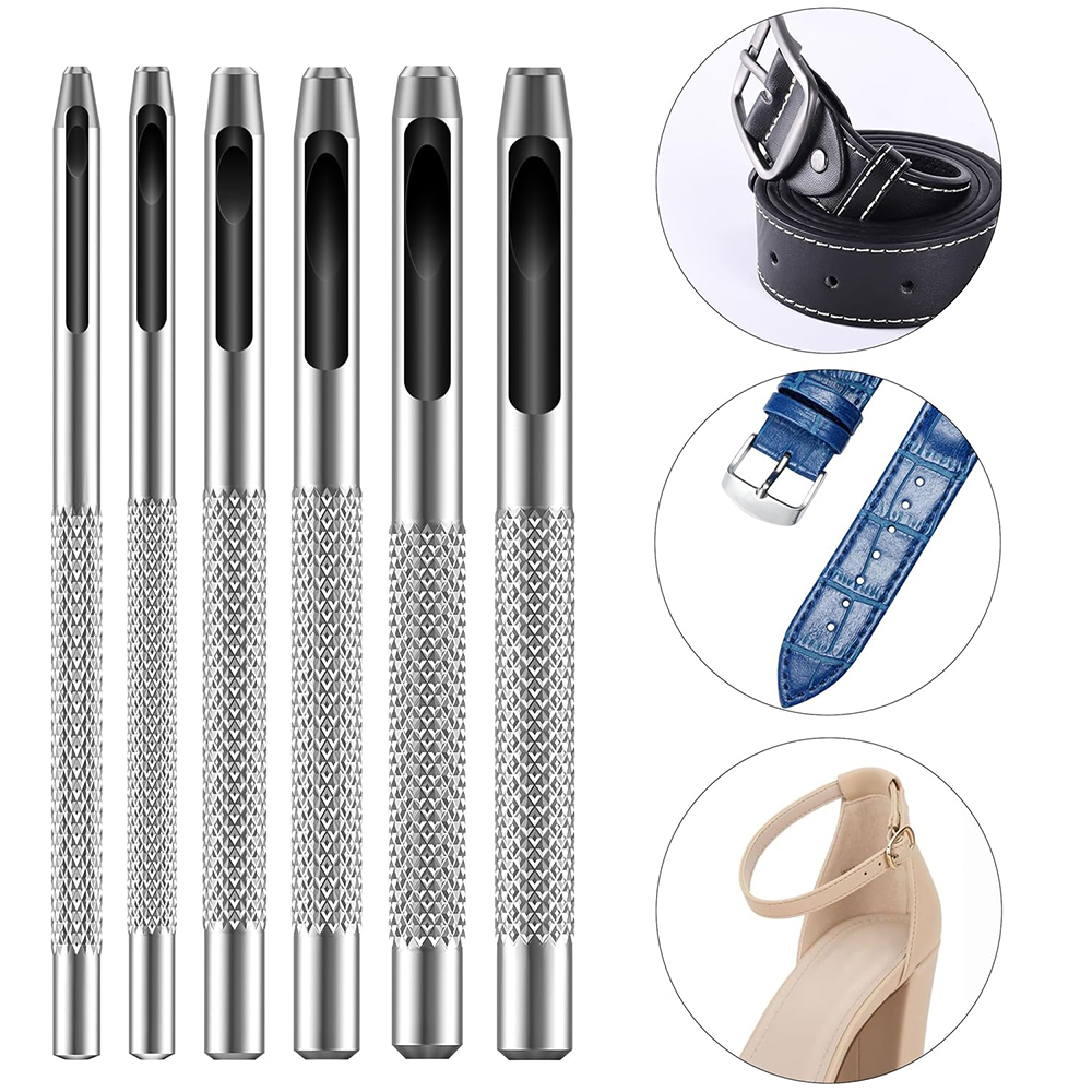 Hochwertiges 6-teiliges 1-5-mm – Leatherwork Hole Punch Bewertung und Preis