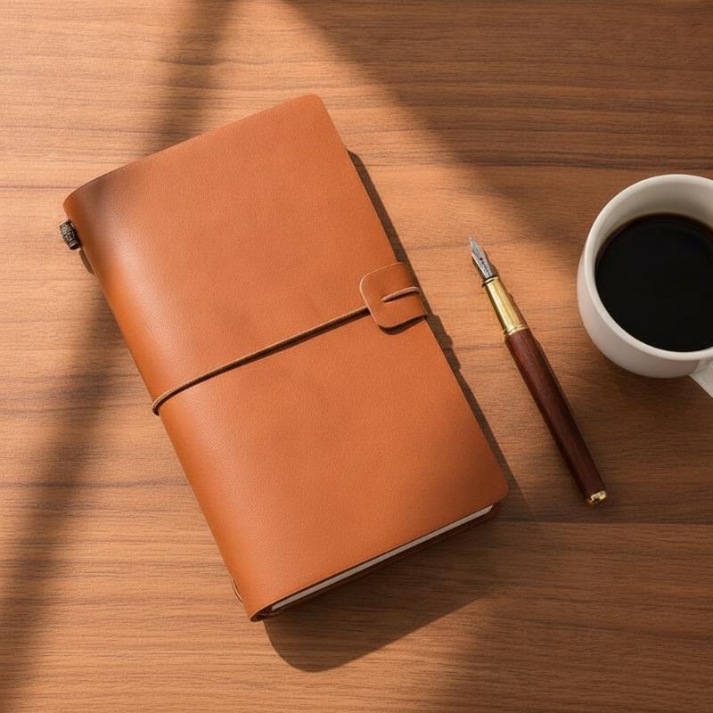 Vintage PU-Leder Notizbuch mit – Leatherwork Journal Bewertung und Preis