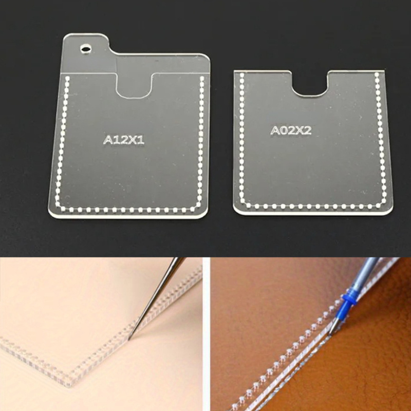 2 Stück/Set DIY Leder-Kartenha – Leatherwork Patterns Bewertung und Preis