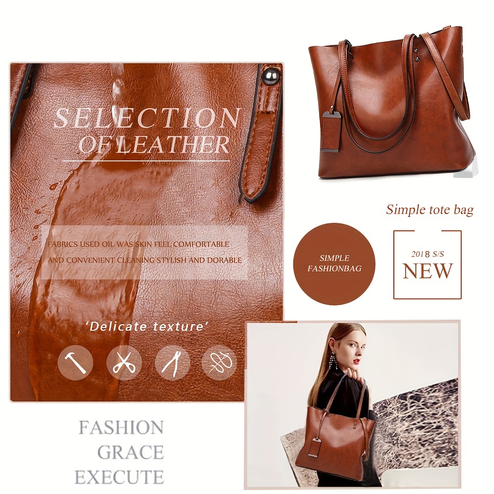 Modische klassische Retro Lede – Leather Work Handbags Bewertung und Preis